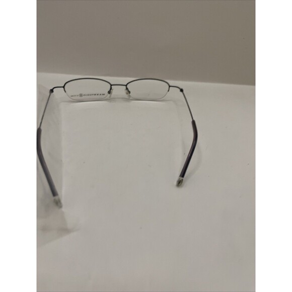 Max Studio Eyeglasses MX106 HalfRim Designer Demo Lens Blue 48-17-135 - Picture 6 of 7